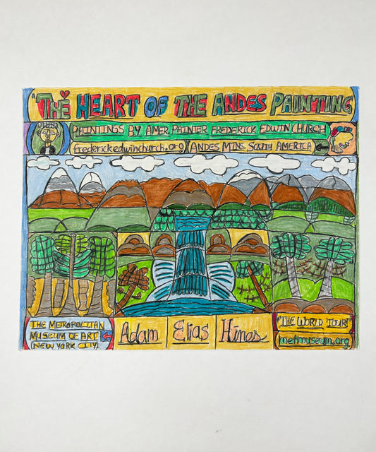 The Heart of the Andes Painting Drawing