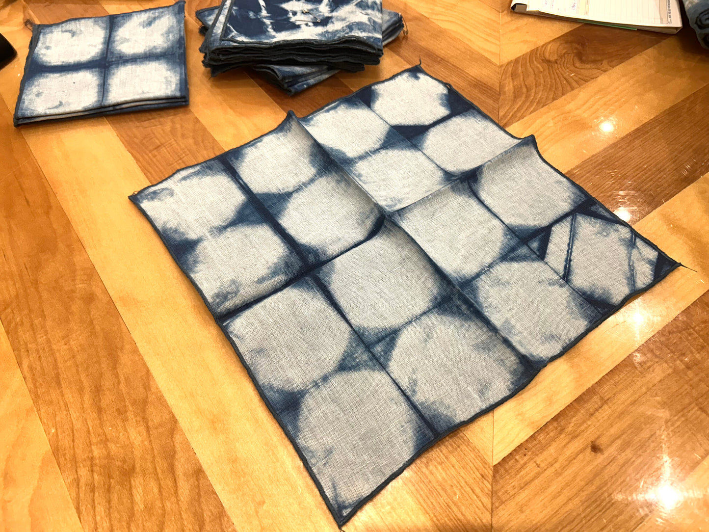 Indigo Linen Napkin Set