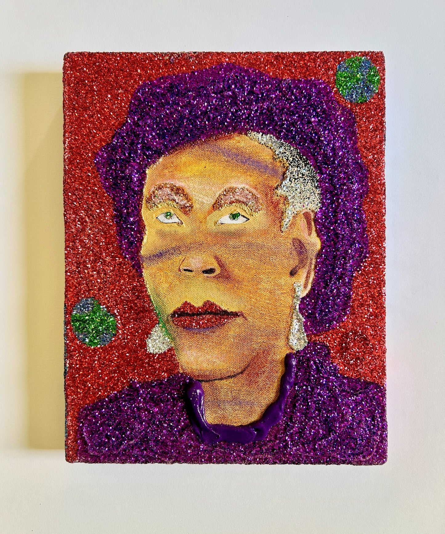 Margaret Taylor-Burroughs Glitter Portrait