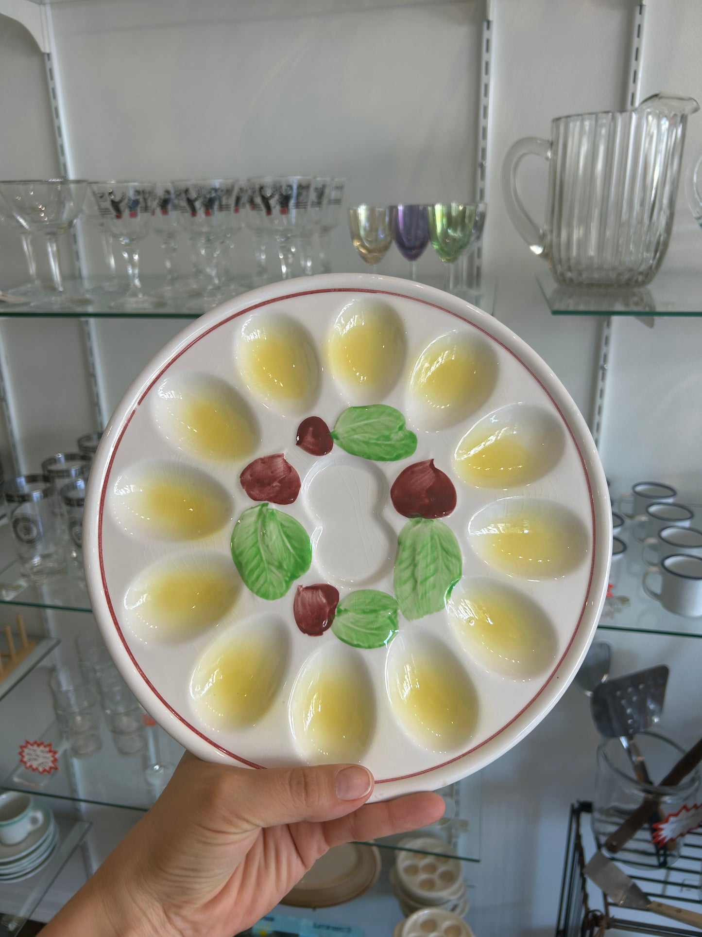 Radish Deviled Egg Platter