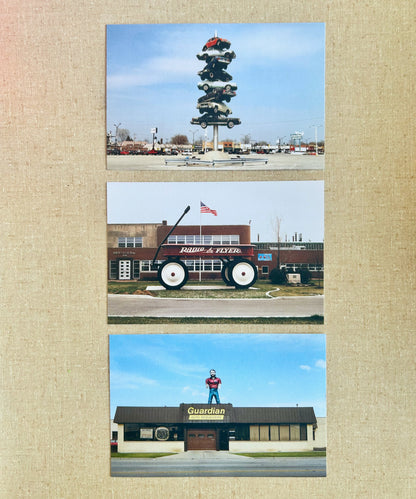 Chicago Roadside Attraction Postcards